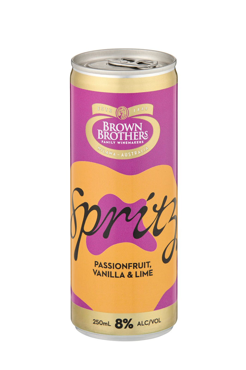 Passionfruit Vanilla and Lime Spritz 250mL