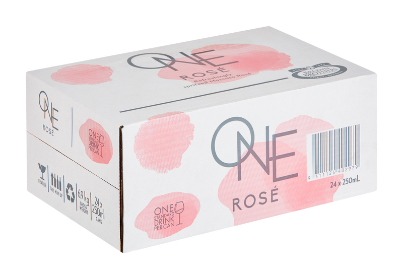 Moscato ONE Rosé 250mL Cans