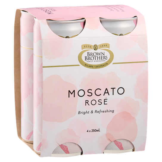 Moscato ONE Rosé 250mL Cans