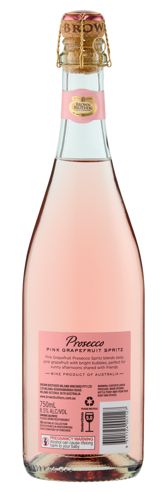 Prosecco Pink Grapefruit Spritz