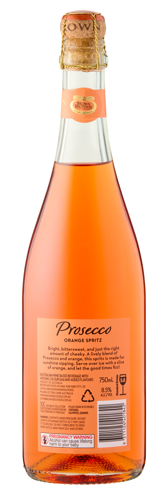 Orange Prosecco Spritz – Brown Family Wines