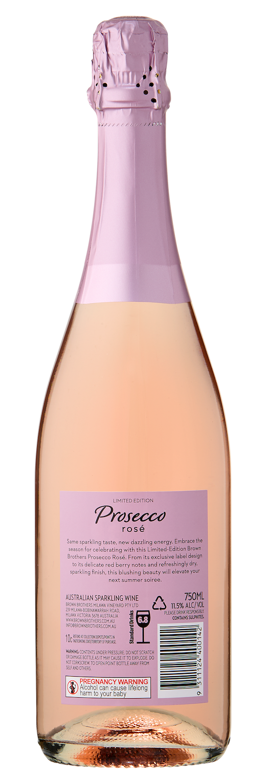 Limited Edition Prosecco Rosé NV