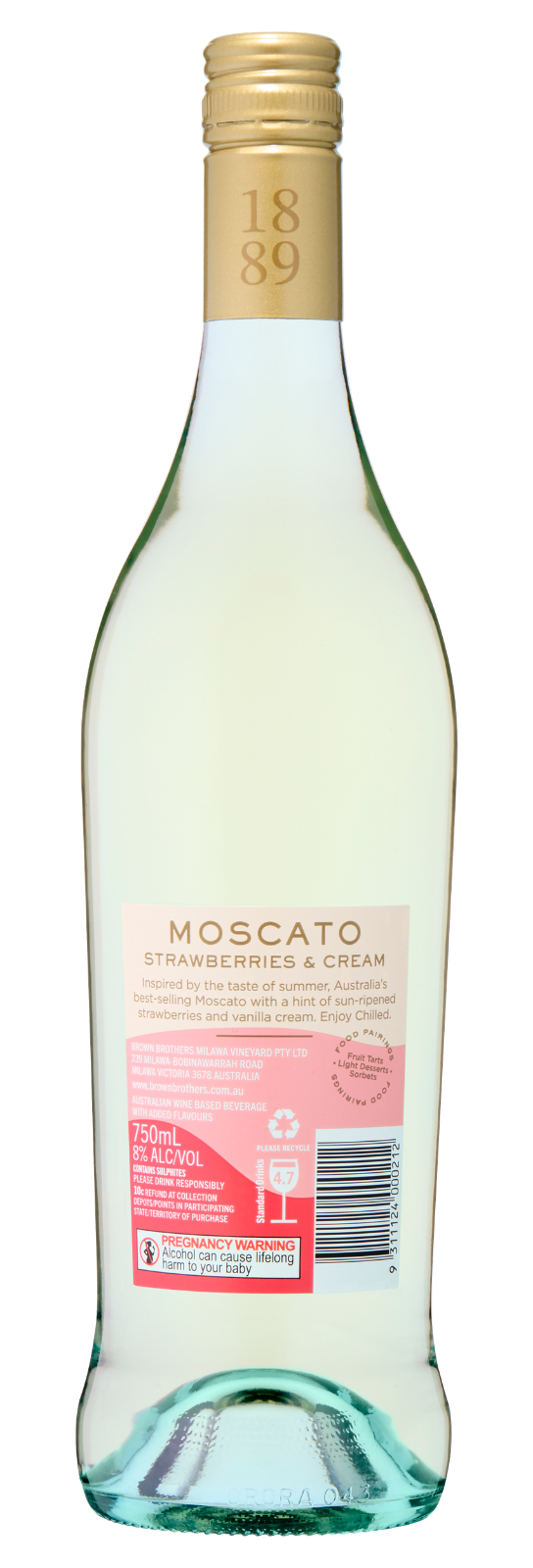 Limited Edition Moscato Strawberries & Cream