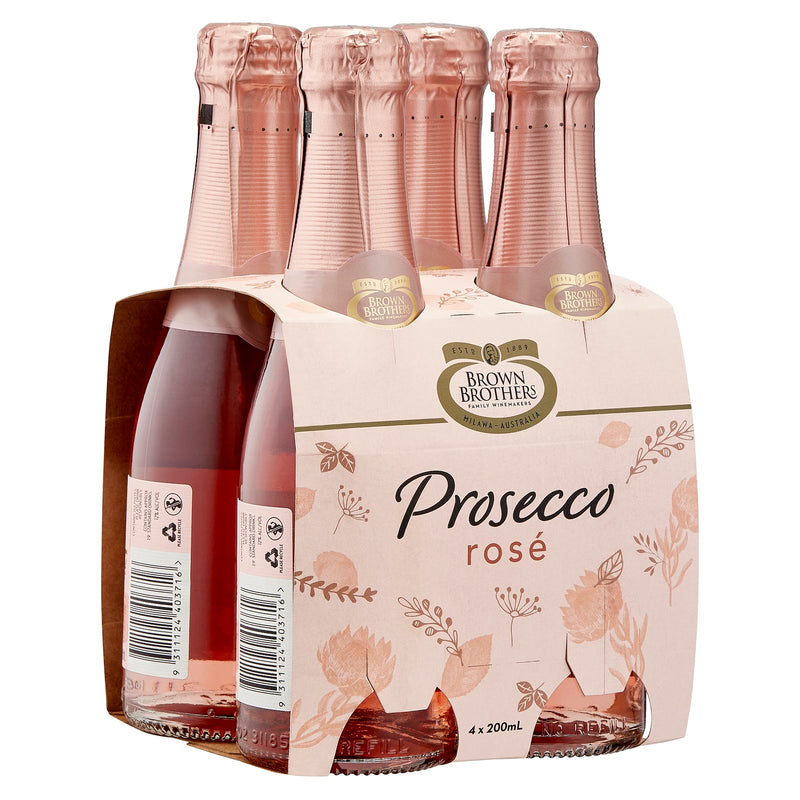 2024 Prosecco Rosé NV 200ml mini bottles